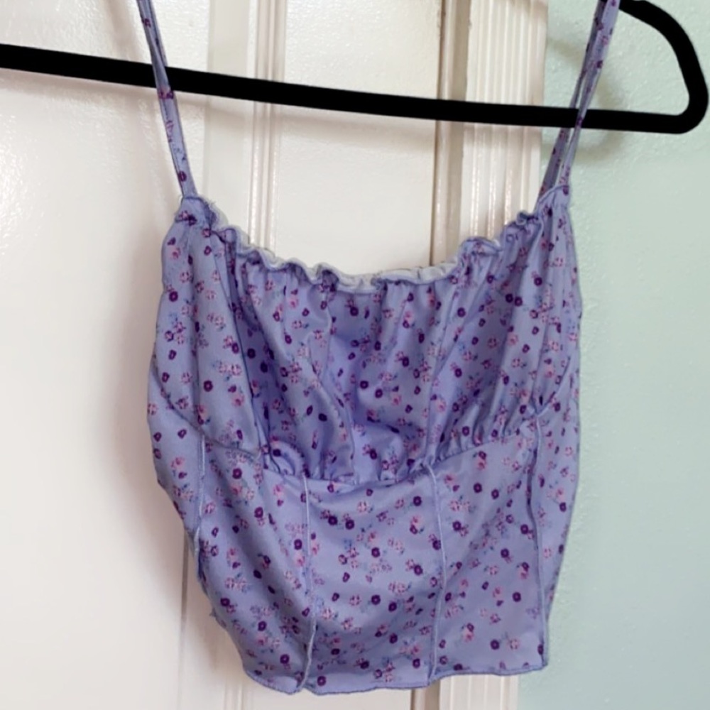floral shein tank